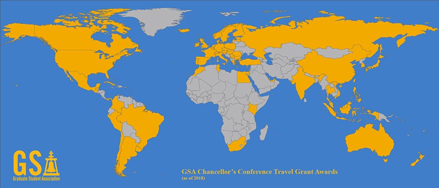 travel grants map